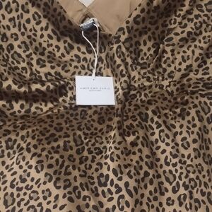 American Eagle Outfitters Leopard Print Maxi Dress